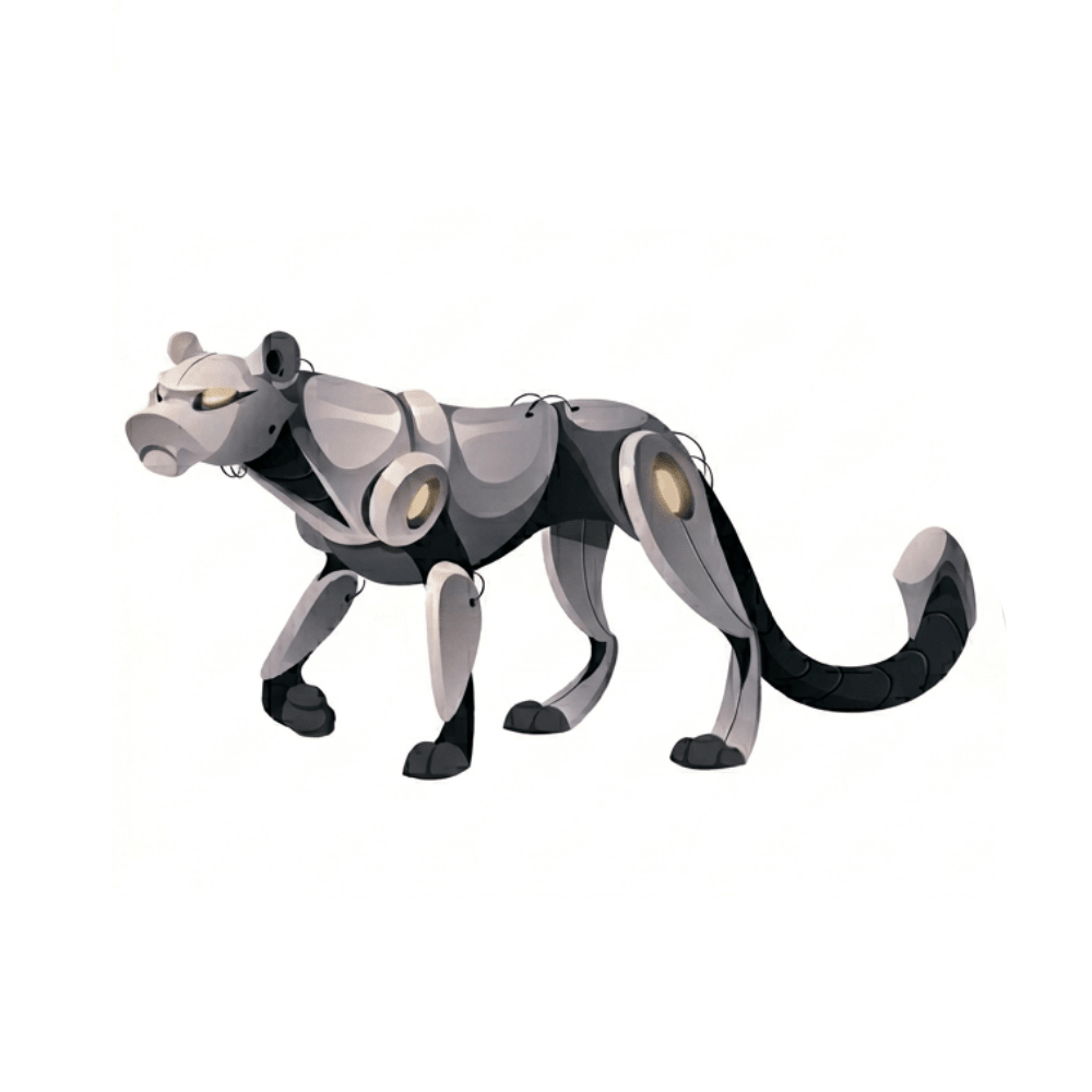 Panther-Roboter, Symbol der Strategie Panther Pulse